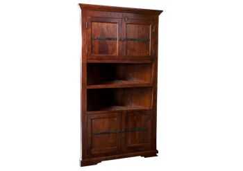 Eckschrank Akazie 107x54x190 nougat lackiert OXFORD #526