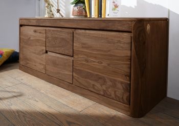TV-Board Sheesham 147x40x58 smoked cherry gebeizt TORONTO #100