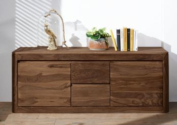 TV-Board Sheesham 147x40x58 smoked cherry gebeizt TORONTO #100
