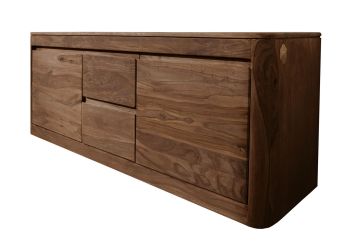 TV-Board Sheesham 147x40x58 smoked cherry gebeizt TORONTO #100