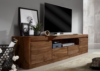 TV-Board Sheesham 200x45x50 smoked cherry gebeizt TORONTO #151
