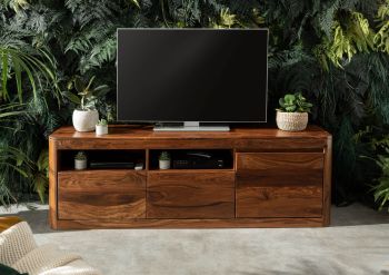 TV-Board Sheesham 178x40x58 walnuss gewachst TORONTO #220