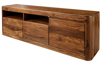 TV-Board Sheesham 178x40x58 walnuss gewachst TORONTO #220