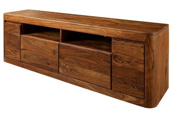 TV-Board Sheesham 178x40x58 walnuss gewachst TORONTO #221