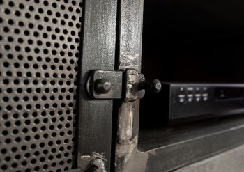 TV-Board Mango 220x40x60 grau lackiert HEAVY INDUSTRY #132