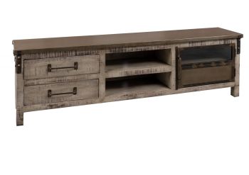TV-Board Mango 190x40x60 braun lackiert HEAVY INDUSTRY #234