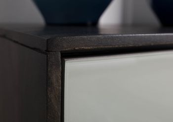 TV-Board Mango 200x45x55 dunkelgrau geölt CHICAGO #202