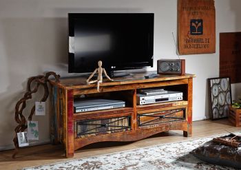 NATURE OF SPIRIT TV-Board 121x45x56 Indisches Altholz