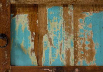 TV-Board Altholz 200x50x50 mehrfarbig lackiert NATURE OF SPIRIT #137