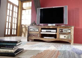 TV-Board Altholz 140x45x50 mehrfarbig lackiert NATURE OF SPIRIT #01