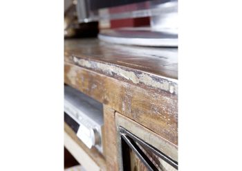 TV-Board Altholz 140x45x50 mehrfarbig lackiert NATURE OF SPIRIT #01