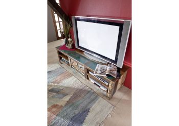 TV-Board Altholz 180x50x50 mehrfarbig lackiert NATURE OF SPIRIT #18