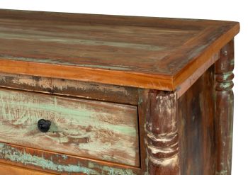 TV-Board Altholz 160x50x55 mehrfarbig lackiert FABLE #33