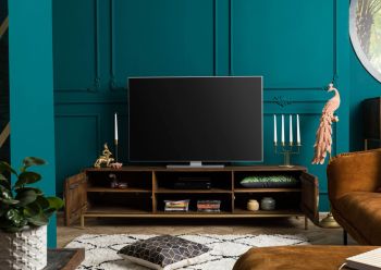 TV-Board Mango190x45x50 braun geölt DIAMOND #205