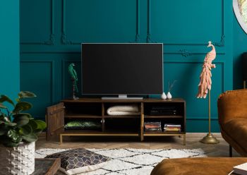 TV-Board Mango 145x45x50 braun geölt DIAMOND #206