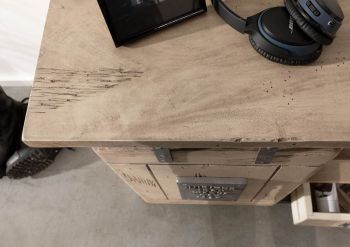 Sideboard Mango 128x45x70 whitewash lackiert RAILWAY #302