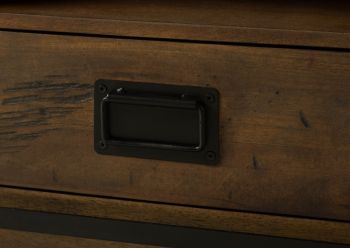 TV-Board Mango 160x45x50 braun lackiert RAILWAY #401