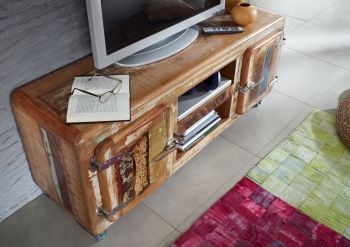 TV-Board Altholz 135x40x56 mehrfarbig lackiert FREEZY #10
