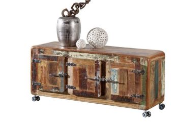 Sideboard Altholz 126x40x56 mehrfarbig lackiert FREEZY #04