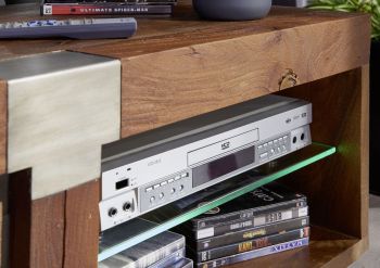 TV-Board Mango 180x48x39 braun lackiert Amsterdam #01