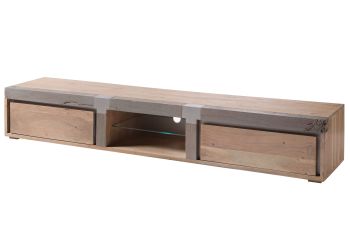 TV-Board Akazie 240x48x39 beige lackiert Amsterdam #104