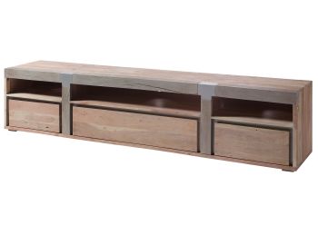 TV-Board Akazie 250x48x55 beige lackiert Amsterdam #127