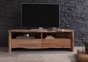 TV-Board Akazie 151x45x50 natur lackiert PURE ACACIA #108