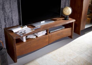 TV-Board Akazie 151x45x50 braun lackiert PURE ACACIA #208