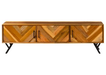 TV-Board Altholz 200x40x56 natur lackiert AVIGNON #140