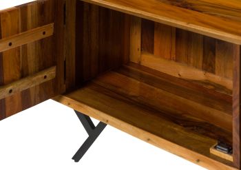 TV-Board Altholz 200x40x56 natur lackiert AVIGNON #140