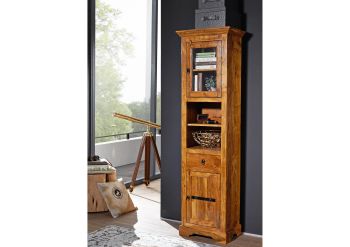Hochschrank Akazie 52x36x187 honig lackiert OXFORD #01004