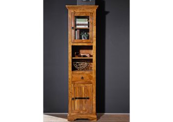Hochschrank Akazie 52x36x187 honig lackiert OXFORD #01004