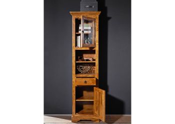 Hochschrank Akazie 52x36x187 honig lackiert OXFORD #01004