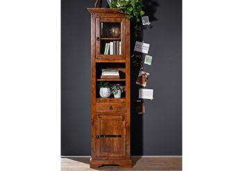 Hochschrank Akazie 52x36x187 nougat lackiert OXFORD #1004