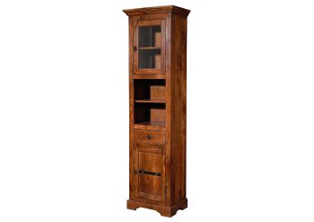 Hochschrank Akazie 52x36x187 nougat lackiert OXFORD #1004