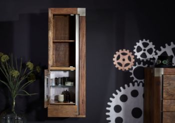 Hängevitrine Mango 48x35x142 braun lackiert Amsterdam #12