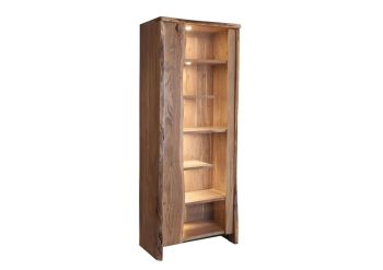 Vitrine Akazie 81x45x204 natur lackiert PURE ACACIA #107