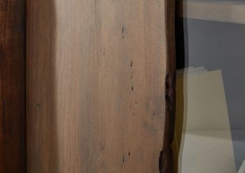 Vitrine Akazie 105x45x204 braun lackiert PURE ACACIA #811