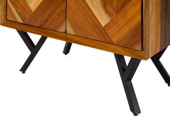 Standregal Altholz 70x40x186 natur lackiert AVIGNON #125