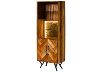 Standregal Altholz 70x40x186 natur lackiert AVIGNON #125