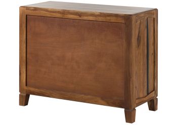 Kommode Sheesham 100x45x80 dunkelbraun lackiert ANCONA #215