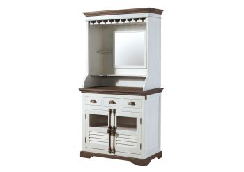 Bar Mango 98x51x190 weiß lackiert TOULOUSE #105