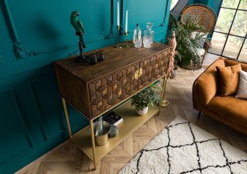 Bar Mango 122x50x110 braun geölt DIAMOND #213