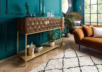 Bar Mango 122x50x110 braun geölt DIAMOND #213