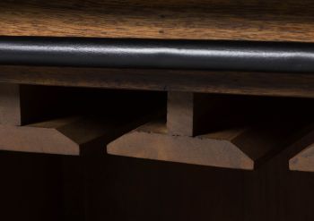 Serviertisch Mango 120x45x85 braun lackiert RAILWAY #497
