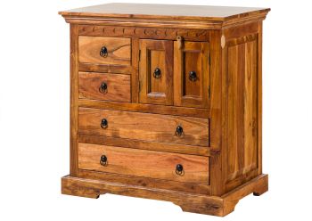 Kommode Akazie 87x50x87 honig  lackiert OXFORD #0446