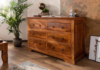 Kommode Akazie 145x58x90 honig  lackiert OXFORD #0447