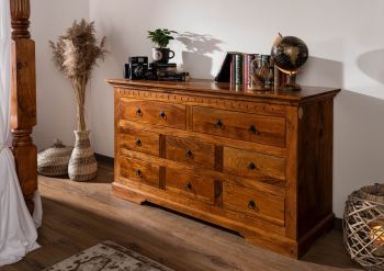 Kommode Akazie 145x49x85 honig lackiert OXFORD #0524