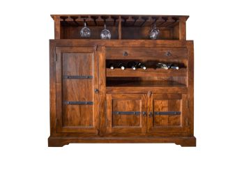 Bar Akazie 140x66x125 honig lackiert OXFORD #0903