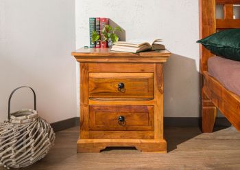 Nachttisch Akazie 52x40x54 honig  lackiert OXFORD #0905
